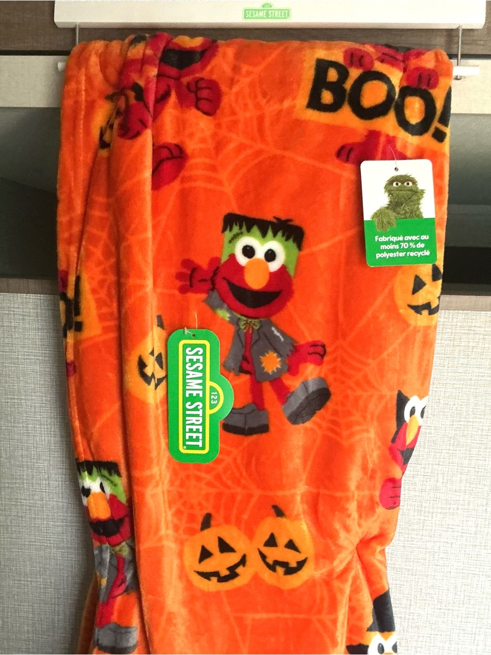 Sesame Street Colorful Character 60” x 70” Soft and Cozy Throw Blanket